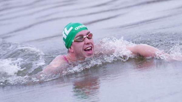 Daniel Wiffen during a two-hour practice session in the Seine on Wednesday.</p>

<p>　　Picture credit: Jon Rudd