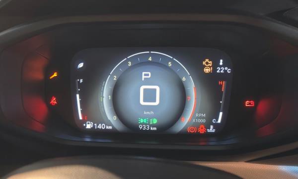 citroen basalt digital instruments display