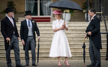 Ms Tindall was accompanied by husband Mike and two friends