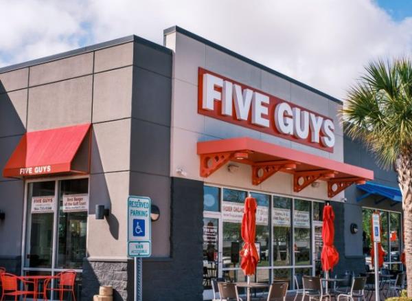 Five Guys restaurant exterior