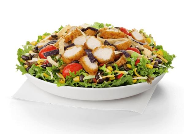 Chick-fil-A Spicy Southwest Salad with Grilled Nuggets 