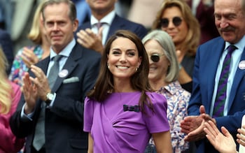 The Princess smiles as she receives a standing ovation