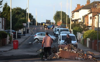 Police officers were injured during violent disorder in Southport which saw civilian vehicles set on fire and bricks thrown at a mosque