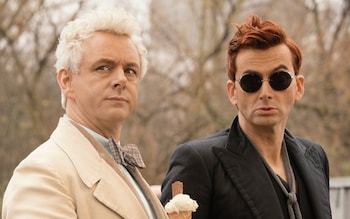 Michael Sheen and David Tennant, co-stars in the hit series Good Omens