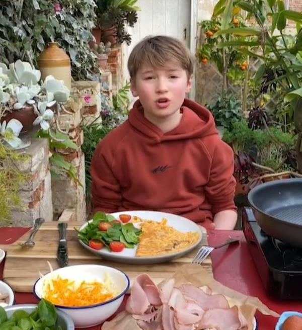 Jamie Oliver's son Buddy.