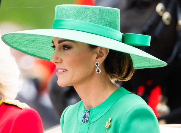 During Saturday's Trooping the Colour festivities, Kate Middleton paid tribute to the late Princess Diana. 