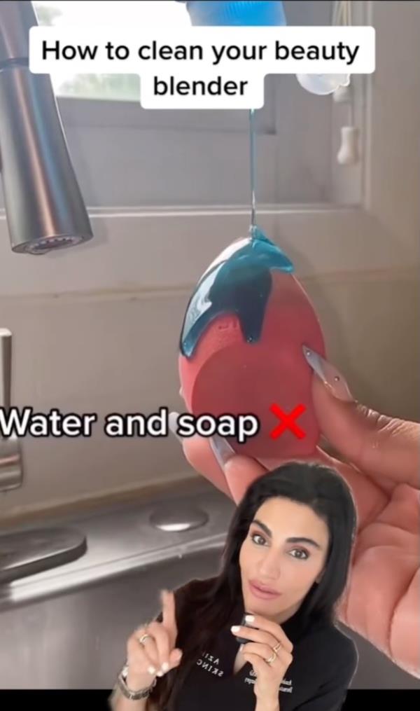 Soap and water alone 