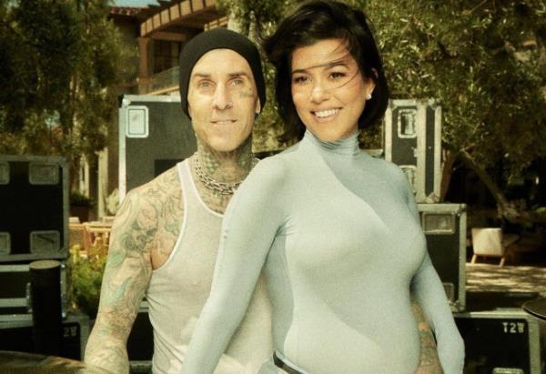 Kourtney Kardashian and Travis Barker