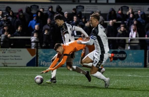 Bromley playing Blackpool in the FA Cup first round