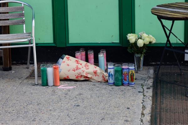 A memorial for McNally was set up outside the Ceili House pub after McNally's murder there on Friday evening