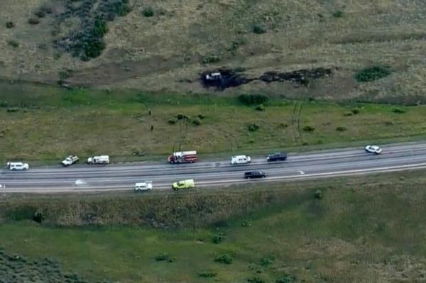 Authorities shut down surrounding highways while they cleaned up the wreck.