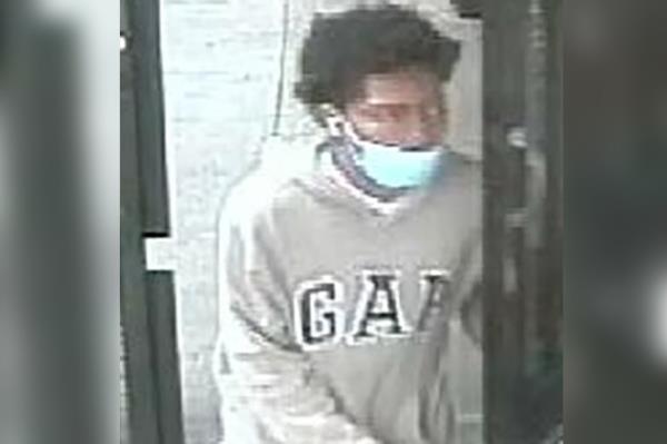 Police released a photo of the suspect in the 145th Street subway assault. He is seen wearing a gray Gap T-shirt.