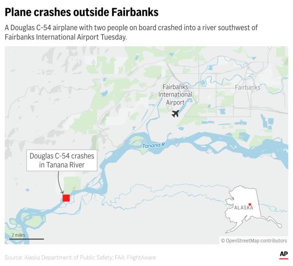 A map showing how far the crash was to the airport.