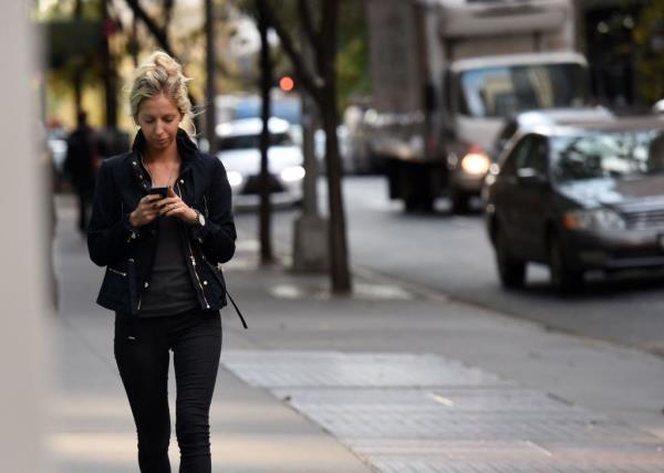 Woman with cell phone