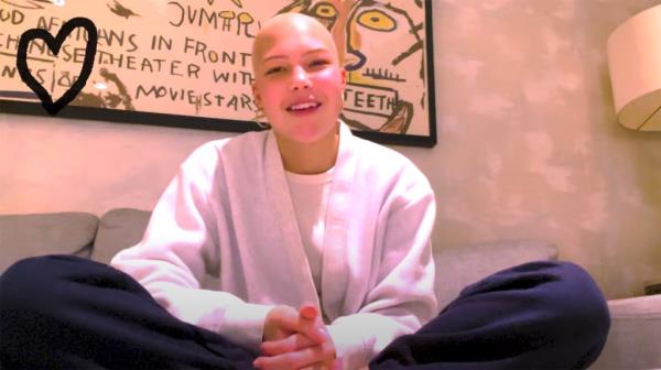 Isabella Strahan on her YouTube series docu<em></em>menting her cancer journey. 