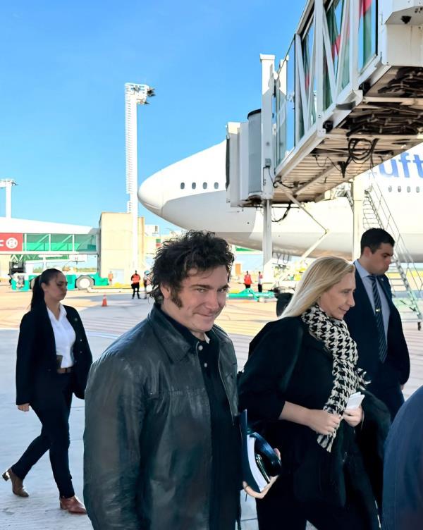 Milei traveled to Davos on a commercial flight, which he said saved $300,000. During his trip, the Argentine president reportedly shared his plan to advocate for freedom during the eco<em></em>nomic forum.