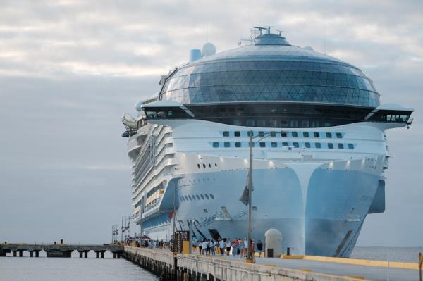 The couple had boarded the Icon of the Seas, the World's largest cruise ship on March 30 in Miami, Florida and made stops in Costa Maya, Mexico and Roatan, Ho<em></em>nduras before docking in Cozumel around 8 a.m.