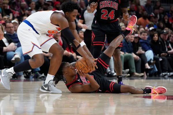 The Knicks will face the Bulls again after losing to them Friday.