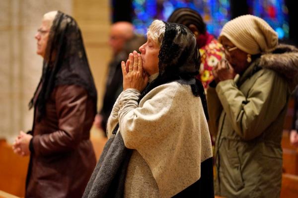 Women praying