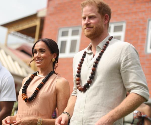 Meghan Markle and Prince Harry in Nigeria on May 10, 2024