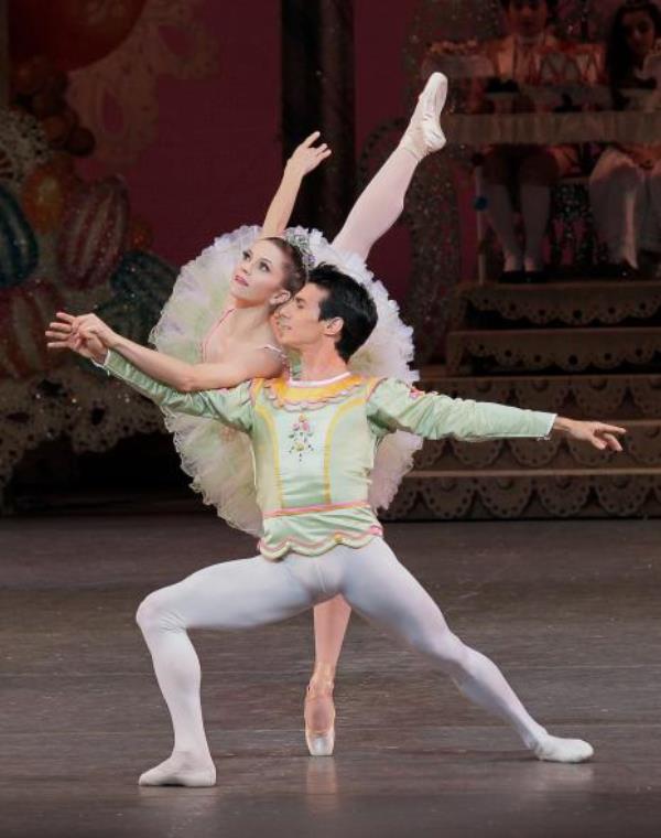 Two dancers in George Balanchine's The Nutcracker.