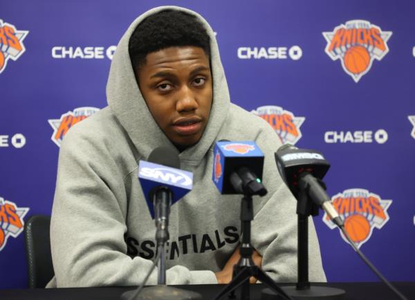 RJ Barrett said he believes the Knicks won't suffer a letdown after a strong season, like they did two seasons ago. 