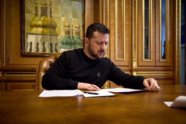 Ukrainian President Volodymyr Zelenksy