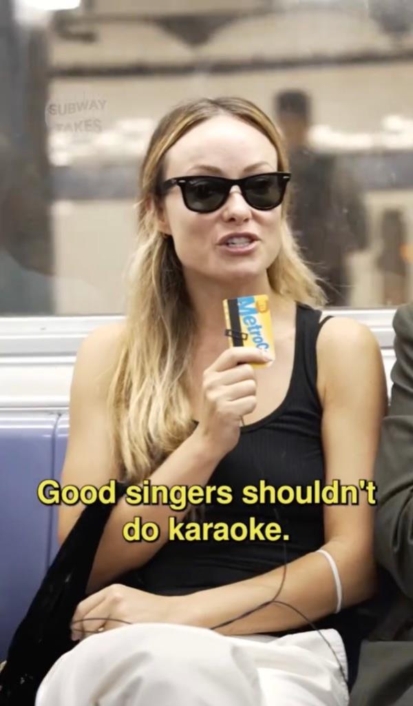 Olivia Wilde on Subway Takes.