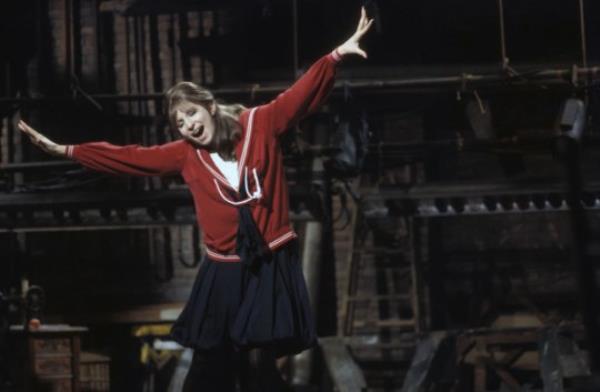 Barbra Streisand pendant le tournage du film 'Funny Girl' ralis par William Wyler en 1968 aux Etats-Unis