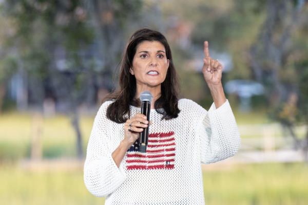 South Carolina Governor Nikki Haley was the first choice of 10% of likely voters, according to the poll.