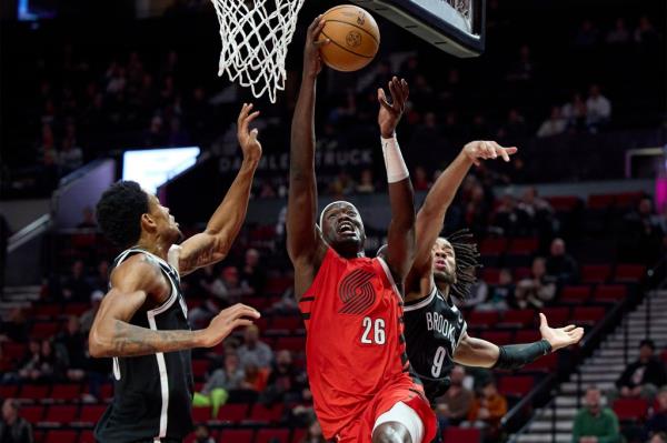 The Nets were outscored by the Trail Blazers in the paint, 50-40, during their loss Thursday.