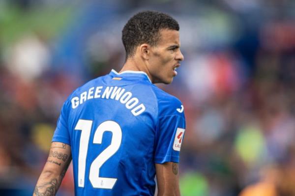 Mason Greenwood playing for Getafe