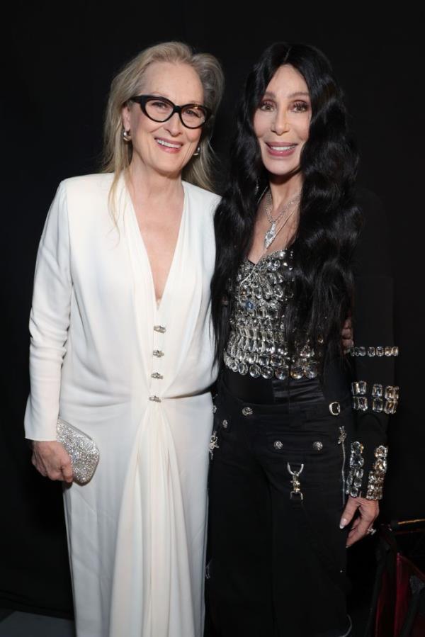 Photos obtained by The Post show Streep, 74, in a white Lanvin dress while the 