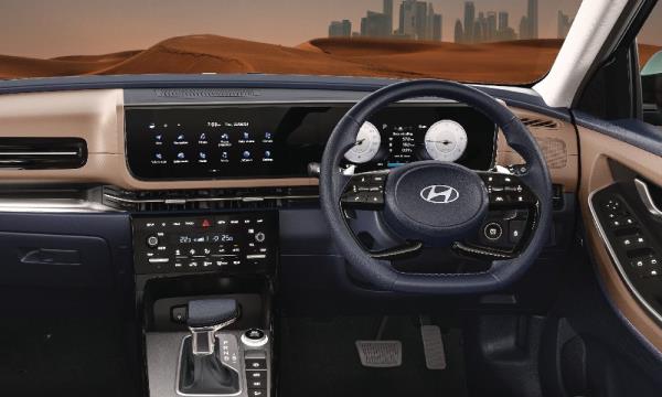 Hyundai Alcazar facelift dashboard 2