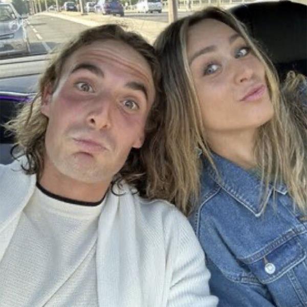 Stefanos Tsitsipas and Paula Badosa. 