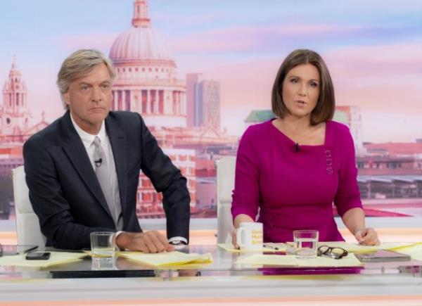 Richard Madeley and Susanna Reid on Good Morning Britain.