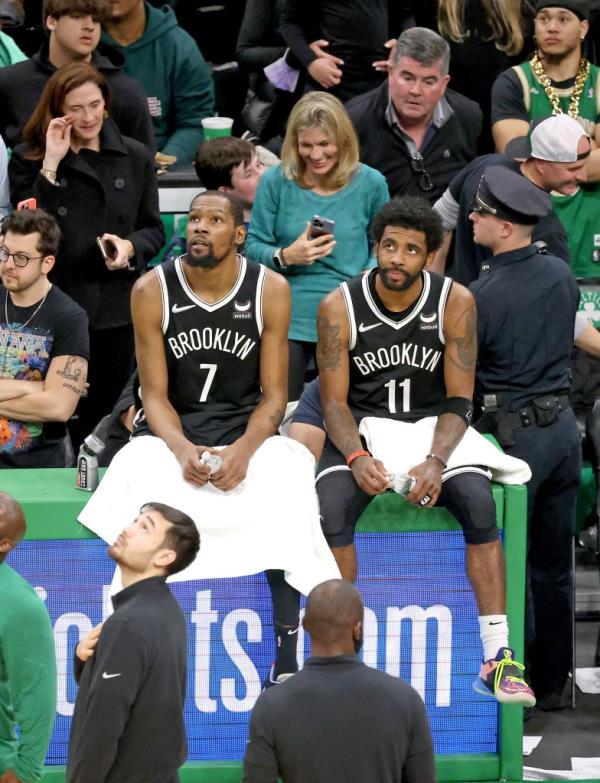 Sean Marks' Kevin Durant (7) and Kyrie Irving (11) plan turned out to be a failure.