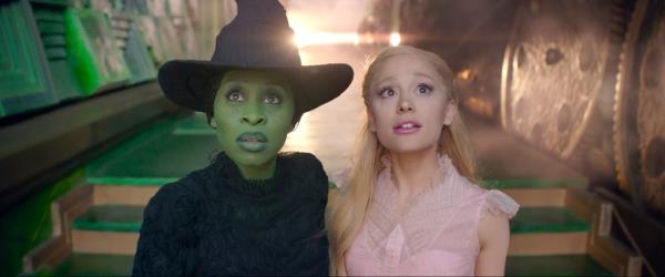 Cynthia Erivo and Ariana Grande in 