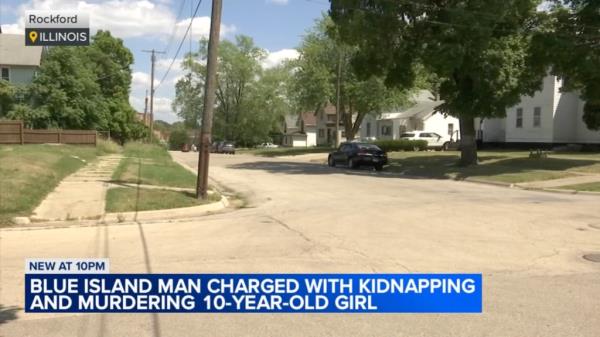 Scene in Rockford, Illinois, wher<em></em>e 10-year-old girl was killed 