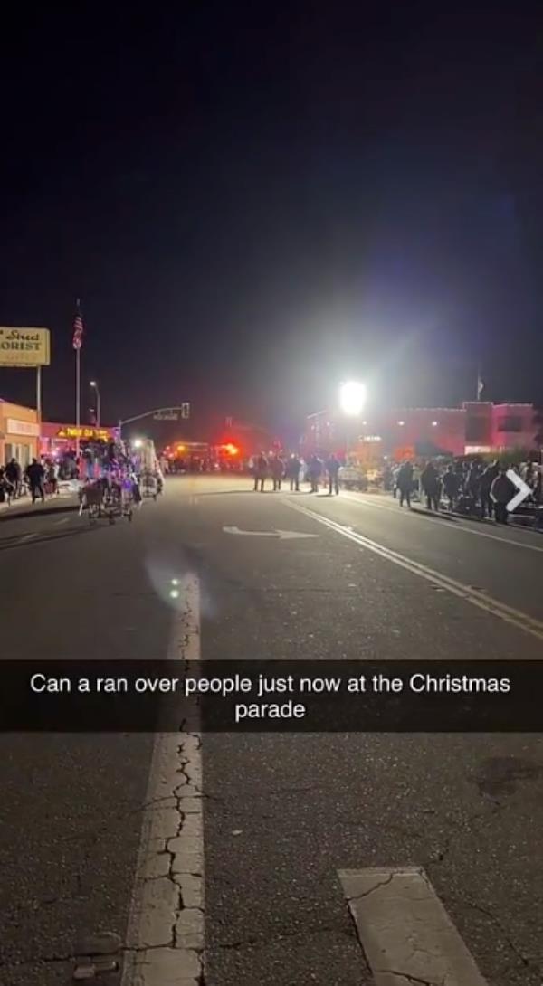 The event still went on as scheduled after officials rerouted the parade.