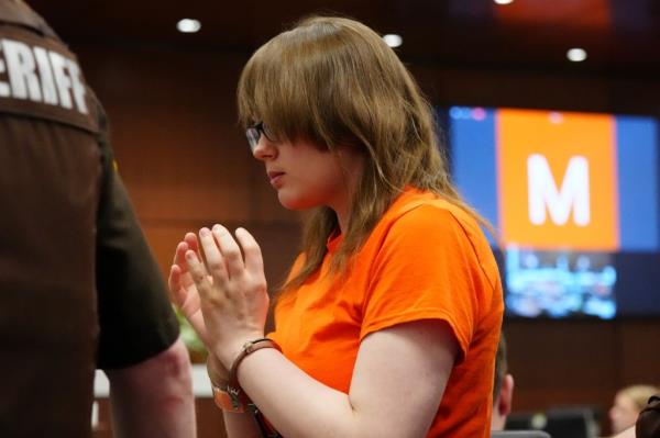 Morgan Geyser is led out of a courtroom following a motion hearing on April 10, 2024 in Waukesha, Wisconsin.