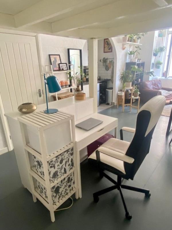 Story from Jam Press (Studio With Plants) Pictured: Inside the tiny studio flat. Plant potty! Tenants asked to water landlady?s 24 pot plants if they rent tiny 1,600-a-mo<em></em>nth studio flat A tiny studio flat is being let for a whopping 1,600-a-mo<em></em>nth and tenants have to water the landlady?s TWENTY FOUR pot plants, too. The one-bed pad is so cramped the bed is on a bespoke shelf with no headroom. It is accessed via a steep ladder and there is a desk to WFH underneath, plus a wardrobe and drawers. There is a two-seater sofa and a dining table with four seats near the pokey kitchenette. The separate bathroom has a shower cubicle, toilet and basin. Bills, except electricity, are included, but there is no parking or a garden, and pets are banned. But tenants are expected to water the plants described as ?o<em></em>nly a few.? The listing reads: ?Taking care of the owner's plants would be greatly appreciated, but not burdensome. ?As there are o<em></em>nly a few as shown in the pictures.? But twenty-two can be seen mainly in the living room area on shelves and tables, but there is also one in the toilet. The bedsit, in Schwartz Wharf, Hackney Wick, east London, is being let by OpenRent. As well as the sky-high rent a deposit of 1,846.15 is also required. The full listing reads: ?Be the first to call this fully furnished studio flat your own. ?This tastefully decorated and fully equipped apartment offers all the comforts of modern living. ?Featuring a fully stocked kitchen with all necessary appliances and kitchenware, you'll have everything you need to whip up delicious meals from the comfort of your own home. ?And with all bills included, including a fast fibre Internet connection, you'll have one less thing to worry a<em></em>bout each month. ?The o<em></em>nly excluded utility is electricity, which you'll be respo<em></em>nsible for. ?You'll find a cosy living space that's perfect for one person. ?The flat faces the serene bike parking area, ensuring a quiet and