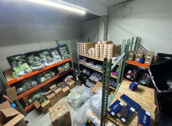 The products were unregulated cannabis sent from overseas to be distributed to illegal pot shops throughout the Big Apple.