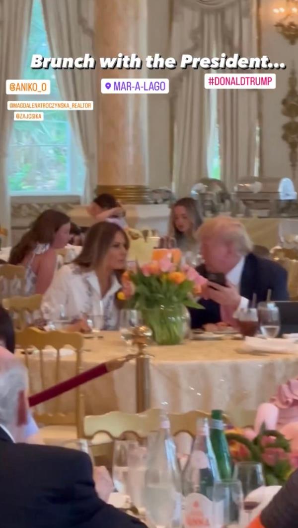 The couple were last seen together at Easter brunch at Mar-a-Lago in April.