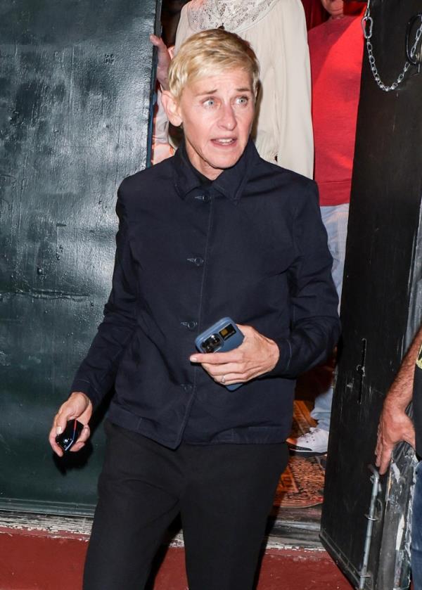 Ellen DeGeneres in June 2024