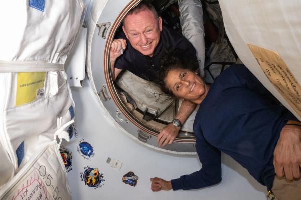 Stranded veteran astro<em></em>nauts Sunita “Suni” Williams and Butch Wilmore