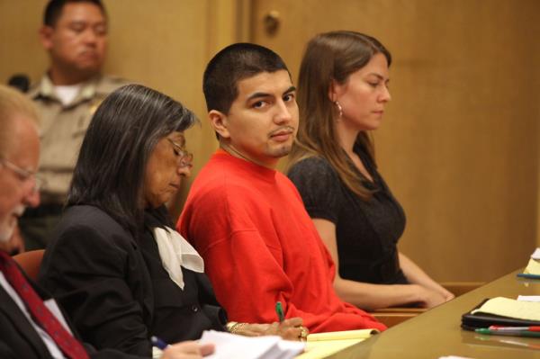 Edwin Ramos, the man who shot and killed a father and his two sons in a mistaken gang shooting in 2008 was sentenced in San Francisco, California, on Monday, June 11, 2012