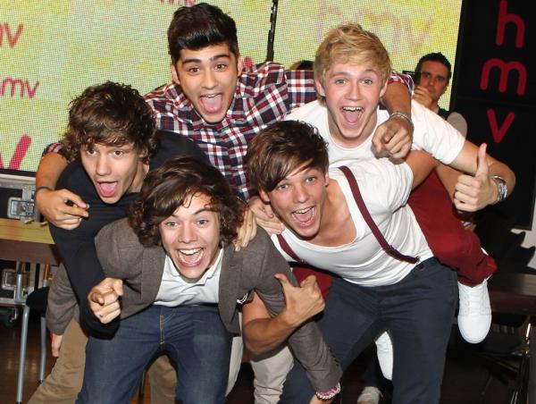 Harry Styles, Louis Tomlinson, Niall Horan, Liam Payne and Zian Malik of One Direction in 2011.