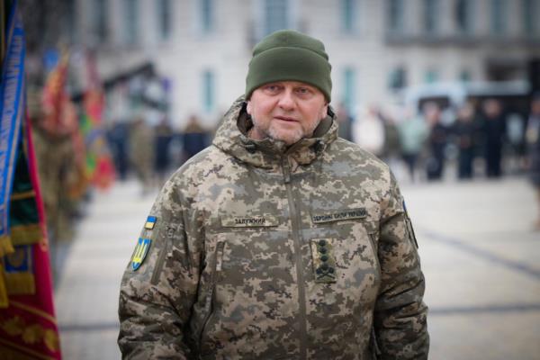 Commander-in-Chief of Ukraine's Armed Forces Valerii Zaluzhnyi. 