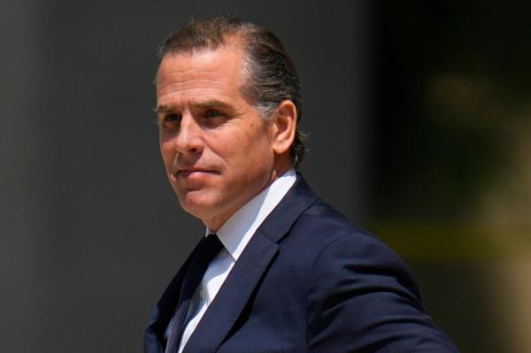 President Joe Biden's son Hunter Biden leaves after a court appearance, July 26, 2023, in Wilmington, Del.